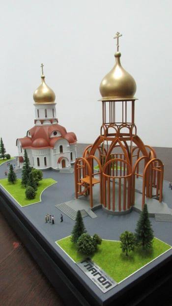 Макет храма г.Москва